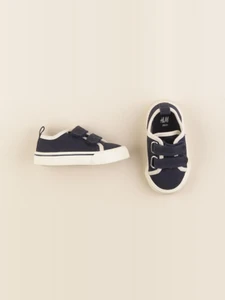 H&M - tennis à scratch/ lacets bleu - pointure 20/21