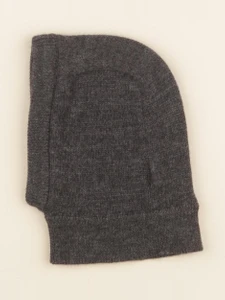 Lililotte - cagoule Eliott tricot gris chiné - 6/12 mois