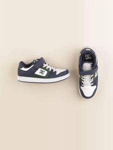 DC - baskets blanc, bleu - pointure 33