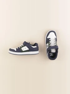 DC - baskets blanc, bleu - pointure 33