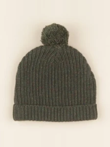 Lililotte - bonnet Basile tricot kaki - 2 ans