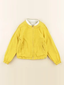 Okaidi - gilet réversible blanc, vert - 6 ans