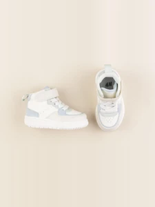 H&M - baskets blanc, bleu - pointure 18/19