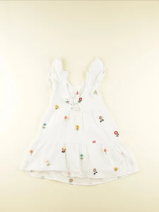 Zara - robe blanc - 4 ans