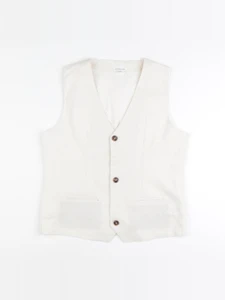 Vertbaudet - gilet beige - 12 ans