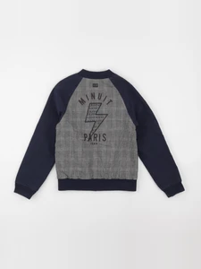 IKKS - veste bleu, gris - 8 ans