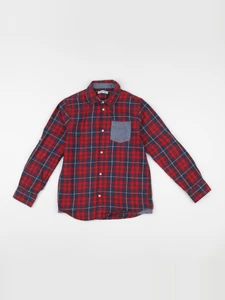 Vertbaudet - chemise rouge - 10 ans