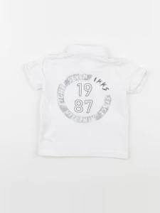 IKKS - polo imprimé au dos blanc - 6 mois
