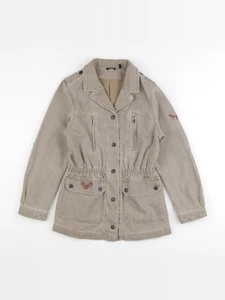 IKKS - veste imprimé au dos marron - 10 ans