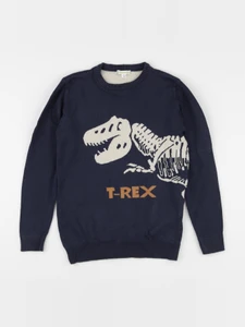 Vertbaudet - pull bleu - 10 ans