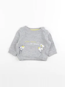 Vertbaudet - sweat gris - 3 mois