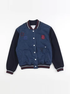 IKKS - veste imprimé au dos bleu - 10 ans