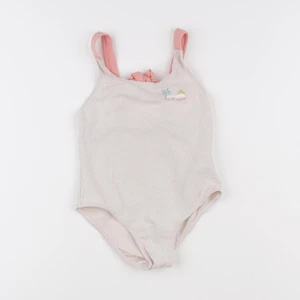 Vertbaudet - maillot de bain or, rose - 6 ans