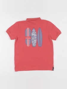 IKKS - polo rouge - 10 ans