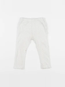Petit Bateau - legging blanc - 18 mois