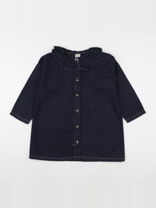Poudre Organic - Blouse Aronie Denim Dark Blue - 14 ans