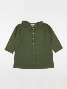 Poudre Organic - Blouse Aronie Forest Green - 12 ans