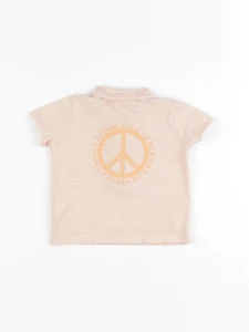 IKKS - polo imprimé au dos orange - 6 mois