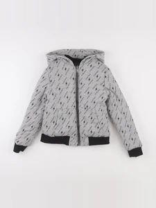 IKKS - veste simili cuir noir - 10 ans