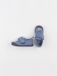 Vertbaudet - tennis à scratch/ lacets bleu - pointure 23