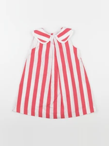 Jacadi - robe blanc, rouge - 36 mois