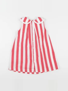 Jacadi - robe blanc, rouge - 36 mois