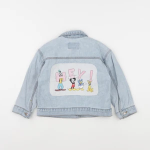 Zara - veste imprimé au dos bleu - 3/4 ans