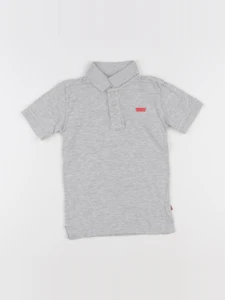 Levi's - polo imprimé au dos gris - 4 ans