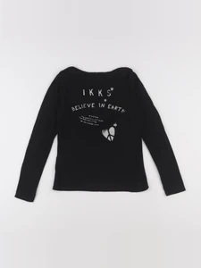 IKKS - tee-shirt imprimé au dos noir - 10 ans