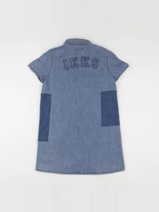 IKKS - robe imprimé au dos bleu - 10 ans
