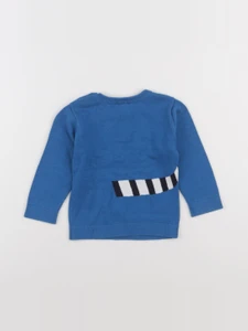 Jacadi - pull bleu - 18 mois