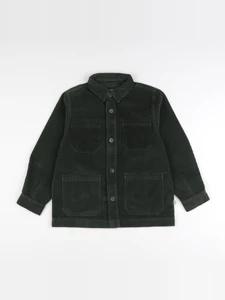 Thinking Mu  - Veste KIWI velours côtelé vert - 12 ans