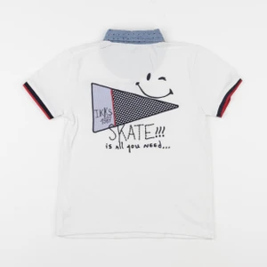 IKKS - polo blanc - 6 ans