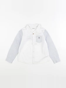 IKKS - chemise imprimé au dos bleu - 4 ans