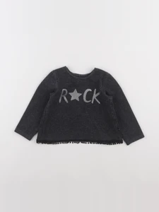 IKKS - sweat court gris - 2 ans