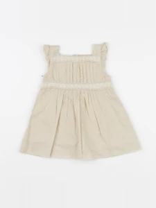 Gocco - robe beige - 6/9 mois