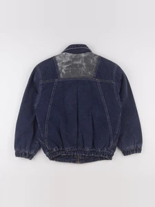 Vintage - veste doublé bleu - 8 ans
