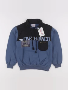 Vintage - sweat bleu - 8 ans
