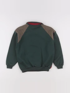 Vintage - sweat marron, vert - 8 ans