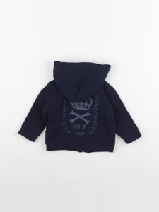 IKKS - sweat imprimé au dos bleu - 6 mois