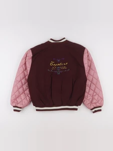 Vintage - veste imprimé au dos rose - 8 ans