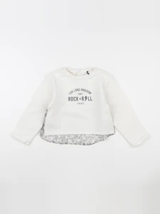 IKKS - sweat blanc - 5 ans