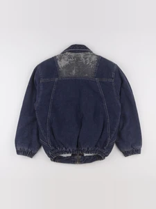 Vintage - veste doublé bleu - 8 ans