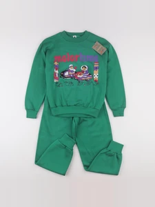 Vintage - ensemble vert - 8 ans