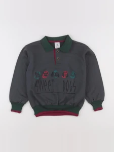 Vintage - sweat gris - 6 ans