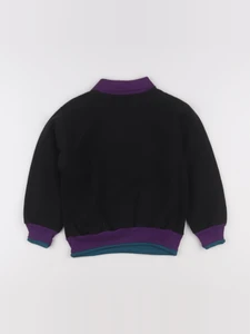Vintage - sweat noir, violet - 6 ans