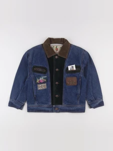 Vintage - veste bleu - 8 ans