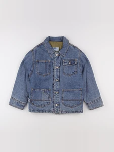Vintage - veste doublé bleu - 8 ans