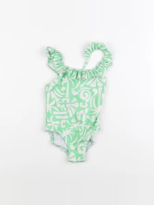 Zara - maillot de bain vert - 2/3 ans