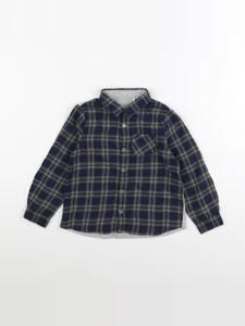 IKKS - chemise imprimé au dos bleu, vert - 3 ans